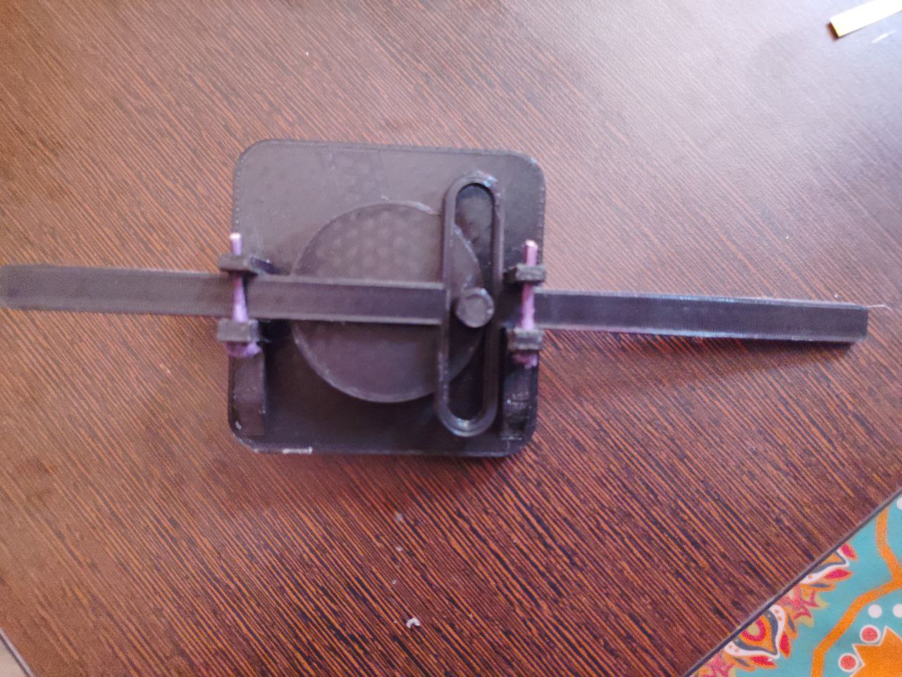 Completed 3D printed model assembly
