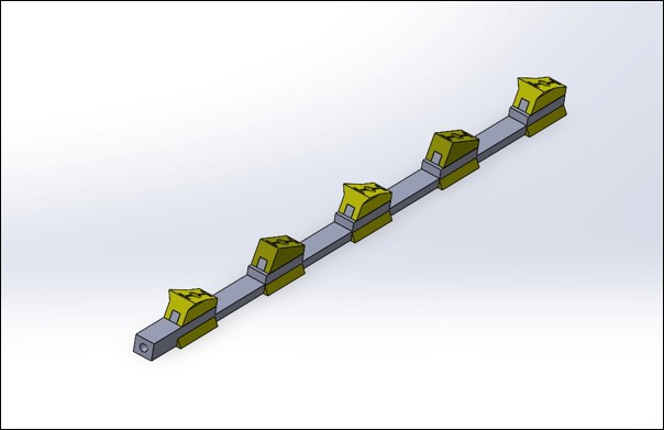 SolidWorks CAD of Hybrid Jaw Assembly